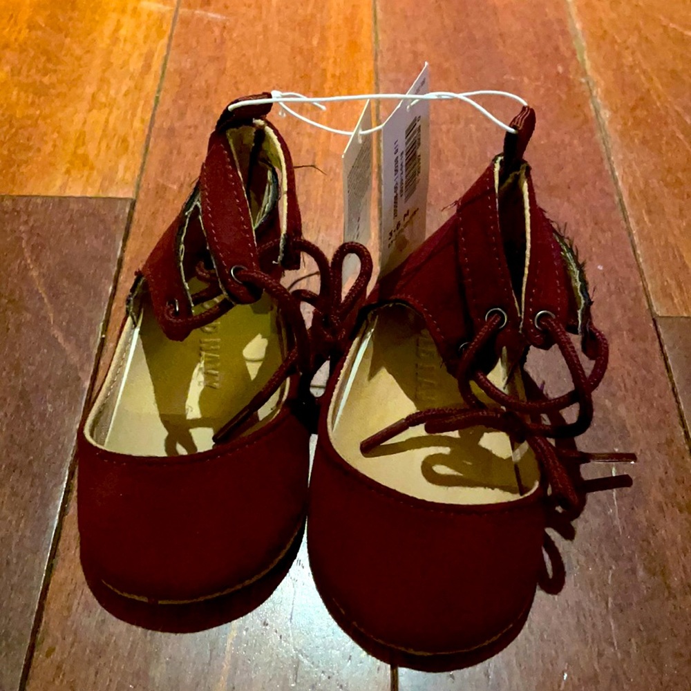 Brand new - burgundy flats!